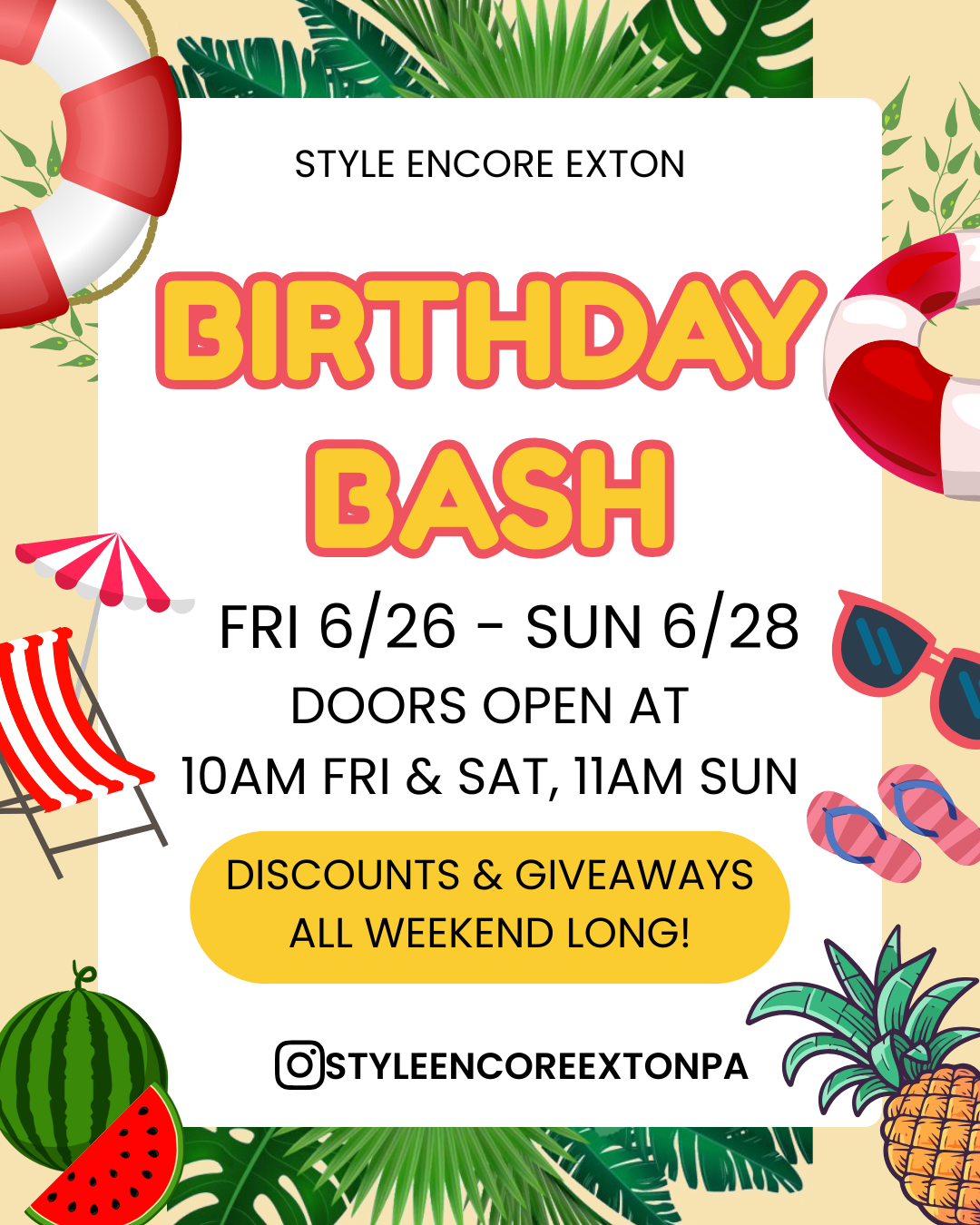 bday bash